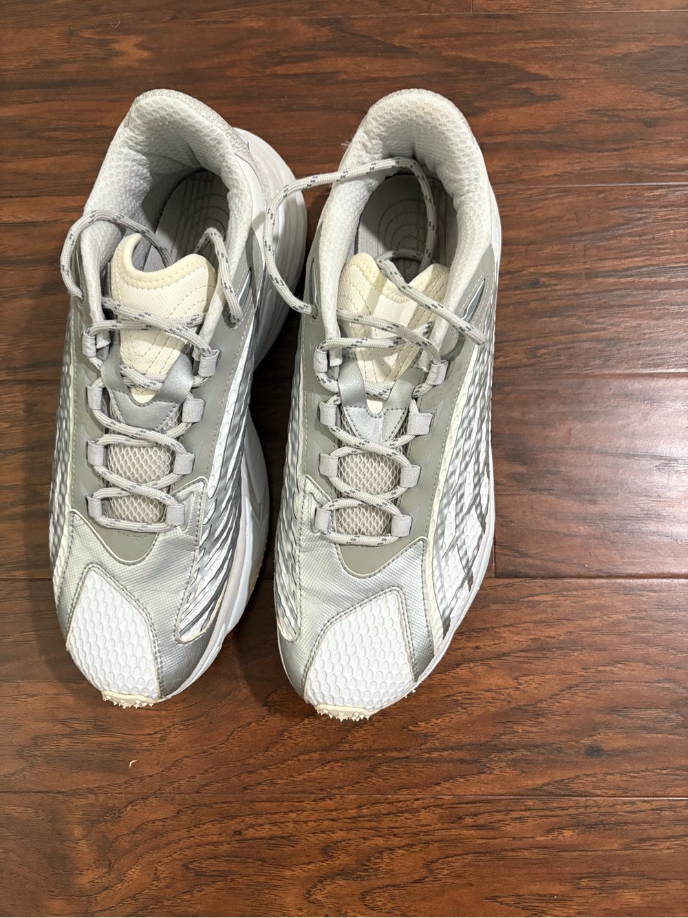 Puma Spirex Speed White Feather Grey Mens Size 12 Athletic Sneaker